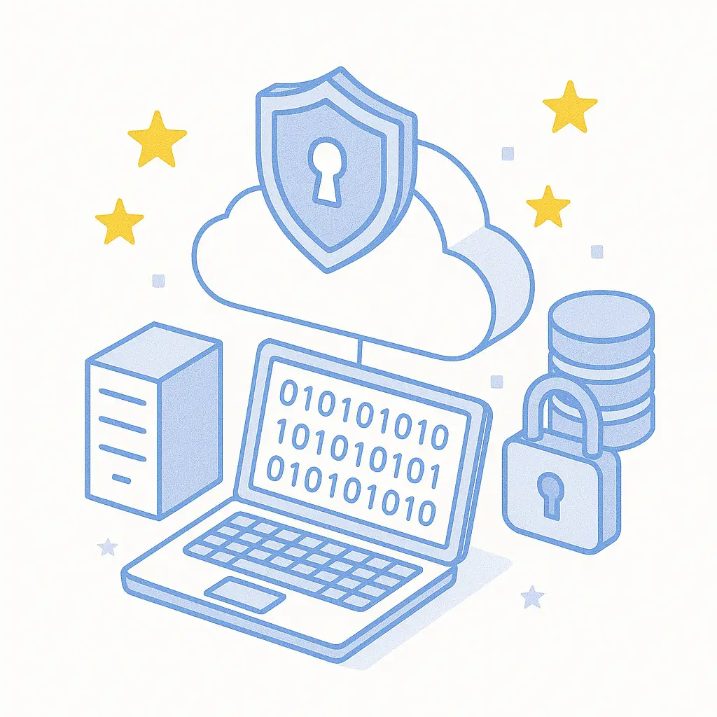 Cloud Security Illustration